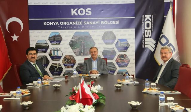 Niğde OSB Yönetimi Konya’da toplantıya katıldı