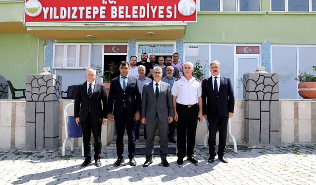 Vali Çelik Yıldıztepe ve Hacıabdullah Beldelerini ziyaret etti