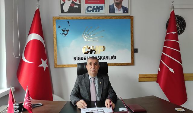 Niğde CHP’den Özgür Özel’e tam destek