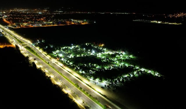 Kent Ormanı’na modern aydınlatma sistemi