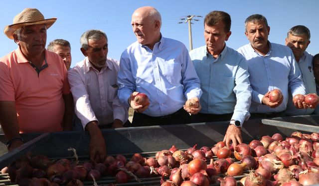 TZOB Başkanı Bayraktar Niğde'de patates hasat törenine katıldı