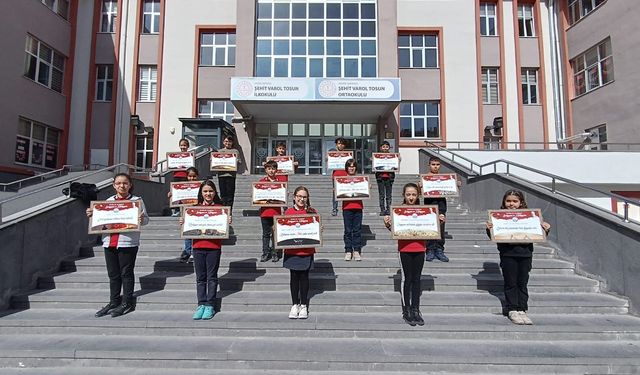 Şehit Varol Tosun İlkokulu’ndan anlamlı proje