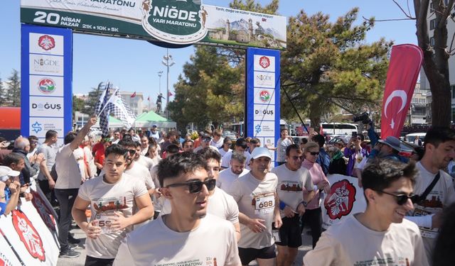 Niğde’de Yarı Maraton Tamamlandı