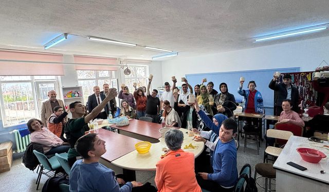 Halk Eğitimi Merkezi ve Fertek Özel Eğitim Meslek Okulu işbirliği