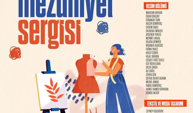 Güzel Sanatlar Fakültesi Mezuniyet Sergisi Sanatseverlerle Buluşuyor