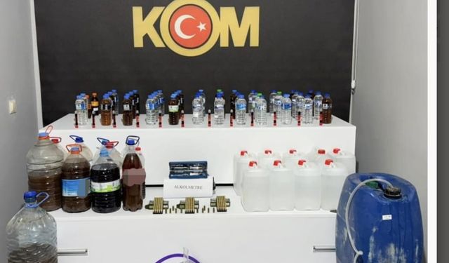 Niğde’de sahte alkol operasyonu: 2 kişi tutuklandı