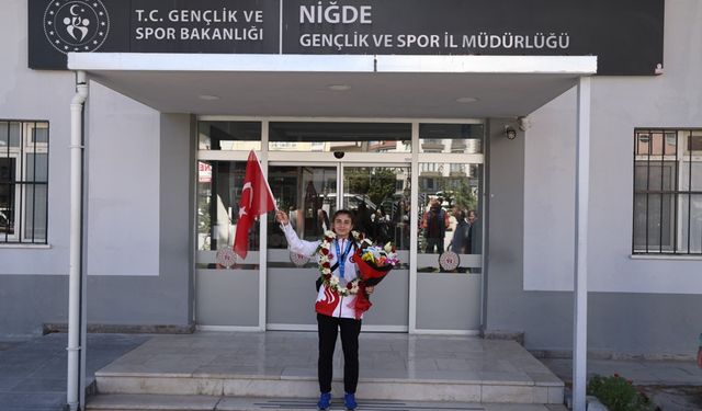 Niğdeli Sporcu Melek Yiğit’ten Avrupa İkinciliği Gururu
