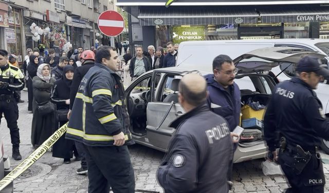 Araçtaki piknik tüpü bomba gibi patladı: 1 yaralı