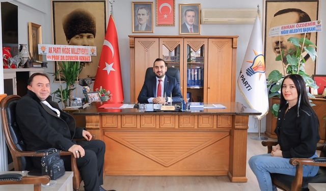 DYP Bölge Sorumlusu Zekeriya Özbek’ten AK Parti Niğde Teşkilatına Hayırlı Olsun Ziyareti