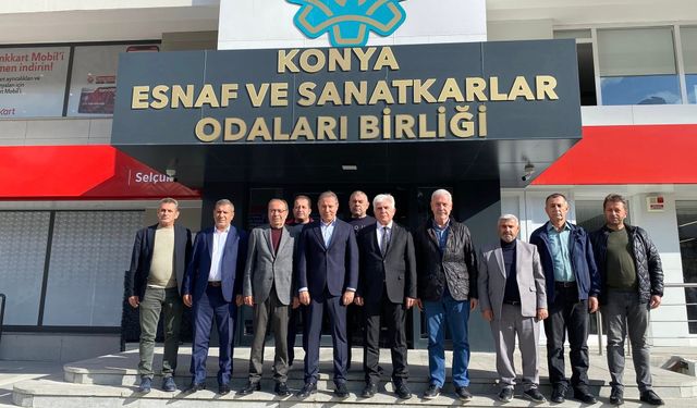 NESOB’dan TŞOF’a Ziyaret: Esnafın Sorunları ve Çözüm Önerileri Masaya Yatırıldı