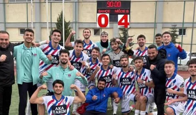 Niğde Belediye Gücü Spor’dan Deplasmanda Tarihi Galibiyet