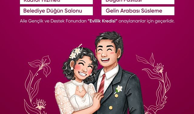 Niğde Belediyesi'nden Genç Çiftlere Müjde