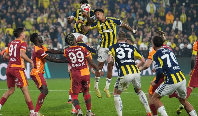Trendyol Süper Lig: Fenerbahçe: 1 - Galatasaray: 1 (Maç sonucu)