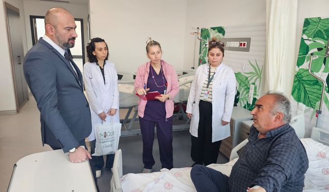 Başhekim Zor’dan Hastalara Moral Ziyareti