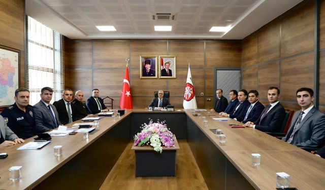 Niğde’de Genişletilmiş İl Güvenlik ve Asayiş Koordinasyon Toplantısı Yapıldı