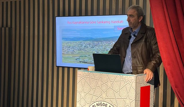 Türk Ocakları Niğde Şubesi’nde “Rus Kaynaklarında Sarıkamış Harekatı” Konuşuldu