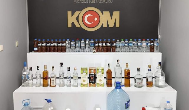 Kaçak Alkol Ağını Polisi Çökertti
