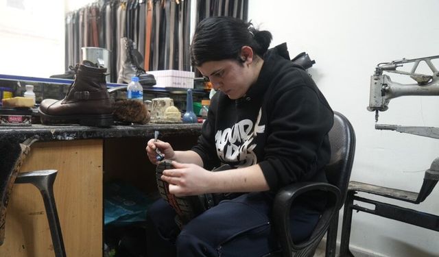 Erkek egemen mesleğe kadın eli değdi