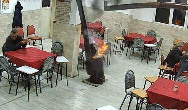 Denizli'de sobaya dökülen kolonya ortalığı savaş alanına çevirdi