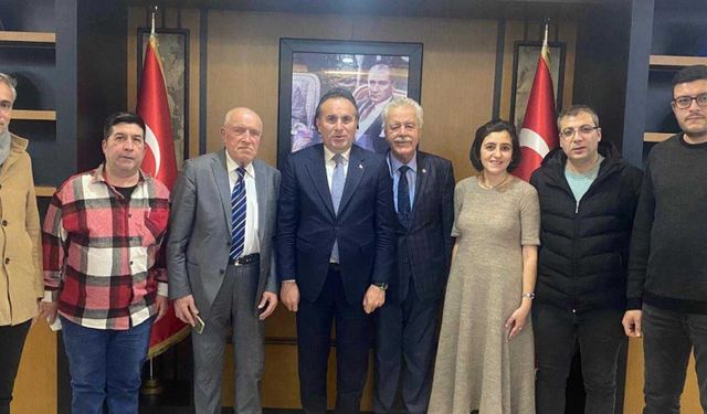 KAYMAKAM GÖRGÜLÜARSLAN BASIN MENSUPLARINI DİNLEDİ