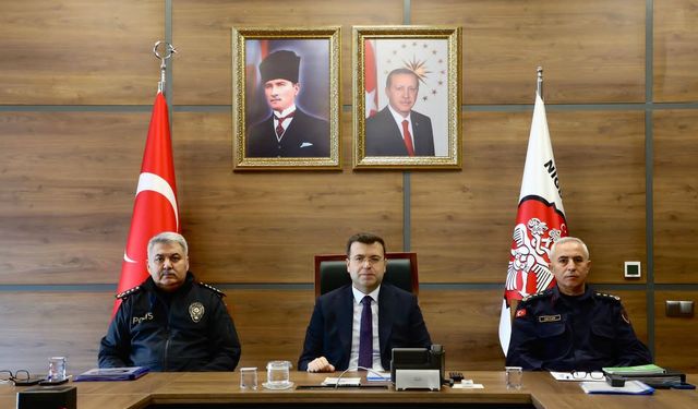 Vali Akmeşe Video Konferansa katıldı