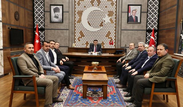 Vali Akmeşe’ye ziyaretler devam ediyor