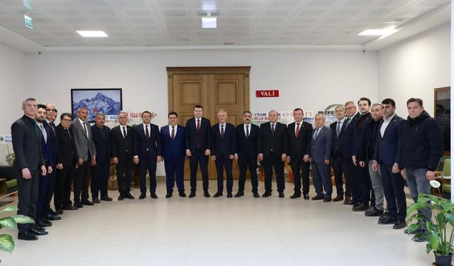 Vekil İnce ve MHP Heyetinden Vali Akmeşe’ye ziyaret