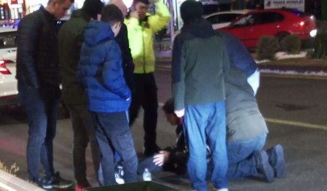 İmam Hatip kavşağında trafik kazası (Video Haber)