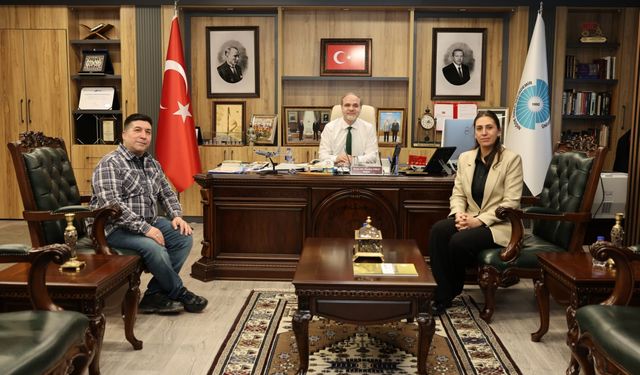 Gazetemizden Rektör Uslu’ya Ziyaret