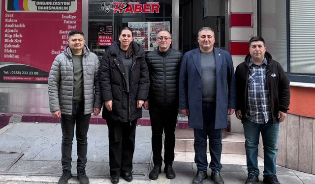 Anadolu Eğitim Sendikası’ndan Gazetemize ziyaret