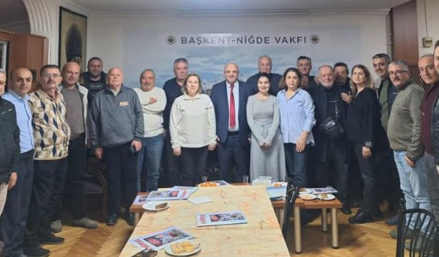 Başkent Niğde Vakfı’nda teşekkür töreni