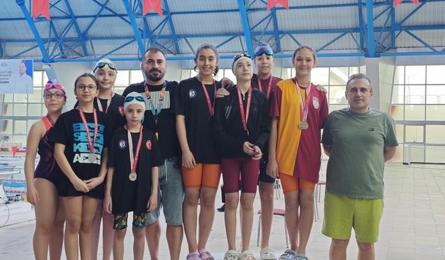 Küçükler Yüzmede şampiyonlar belli oldu