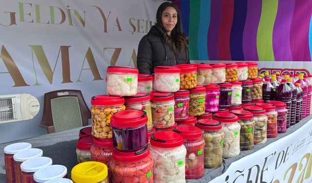 Niğde’de Kadın eliyle İlk turşu dükkânı (ÖZEL HABER)