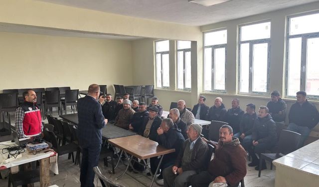 Üreticilere Bitki Koruma Eğitimi verildi