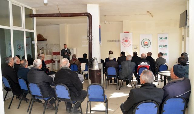 Sazlıca’da Çiftçilere TARSİM anlatıldı