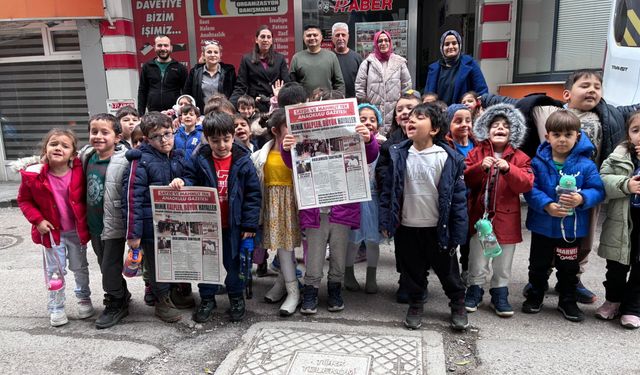 Minik kalpleri Gazetemizde ağırladık
