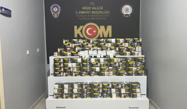 Kaçak Sigara Operasyonunda 2 Şüpheli yakalandı