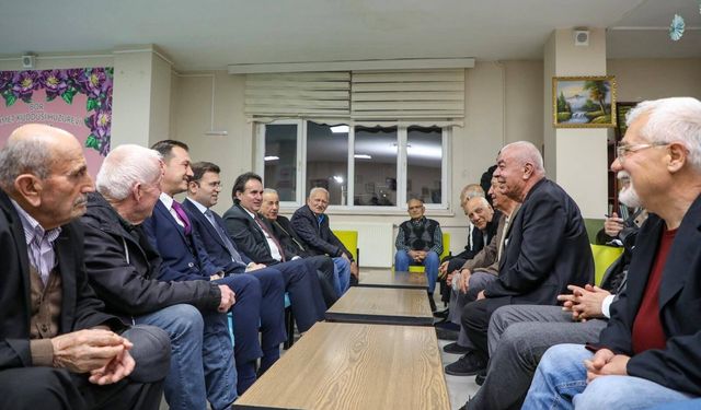 Vali Akmeşe Bor Huzurevinde iftar davetine katıldı