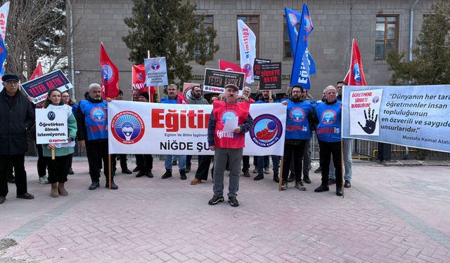 Eğitim-İş Niğde: ”Artık Yeter!”