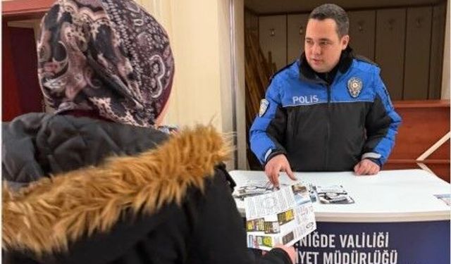 Dolandırıcılığa karşı bilgilendirme çalışması