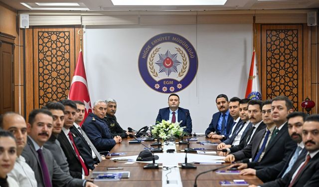 Başsavcı Süren Başkanlığında önemli toplantı