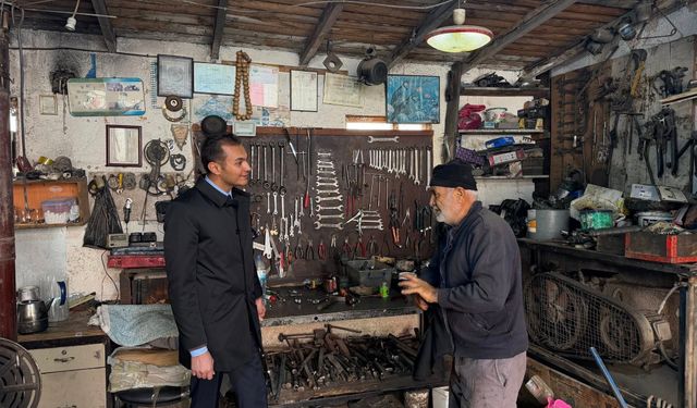 Çamardı Kaymakamı Bektaş esnafı dinledi