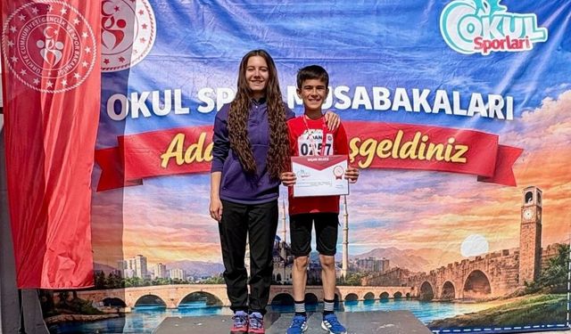 Genç sporcudan büyük başarı
