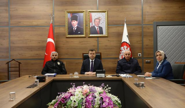 Vali Akmeşe Okul Güvenliği toplantısına katıldı