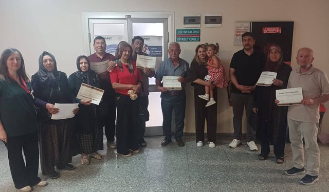 Bor’da Diyabet Eğitimi Alan Hastalara Diploma