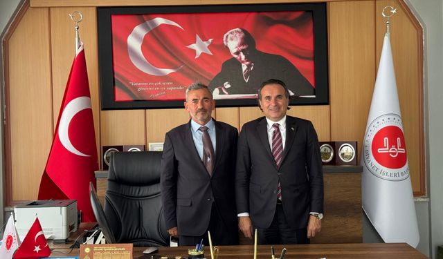 Görgülüarslan’dan Müftü Çakır’a veda ziyareti