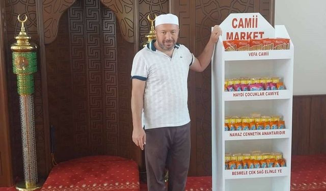 Bor Vefa Camii'nde Cami Market Uygulaması