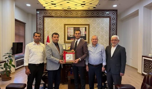 Eğitim Protokolünden Kaymakam Bektaş’a ziyaret