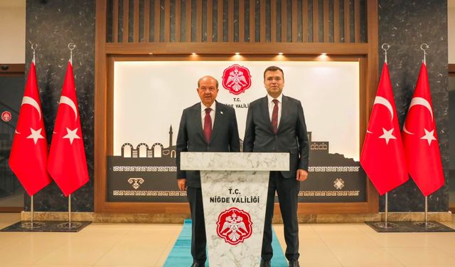 KKTC Eski Cumhurbaşkanı Tatar Niğde’de