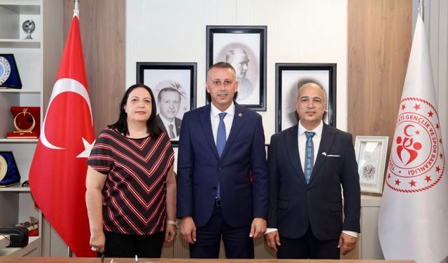 KKTC Federasyonundan Müdür Dorul'a Ziyaret